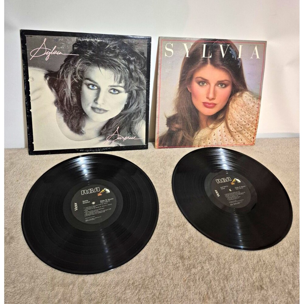 Sylvia - Sylvia & Surprise Vinyl LP Lot of 2 RCA Victor 12" AHL1-4900/4312
